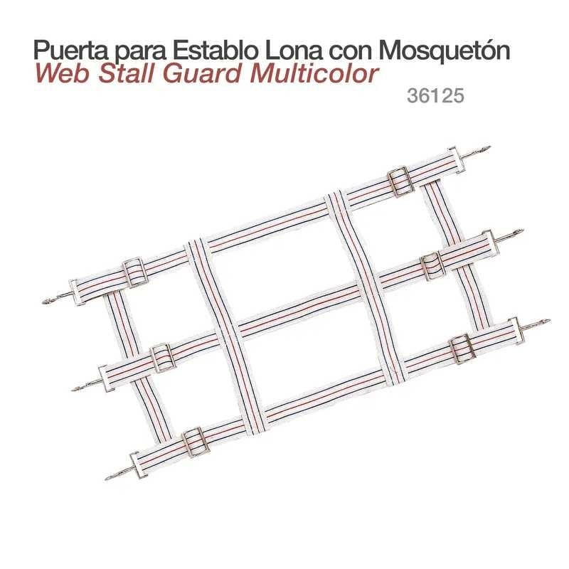 PUERTA PARA ESTABLO LONA CON MOSQUETÓN 36125