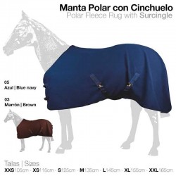 MANTA POLAR CON CINCHUELO