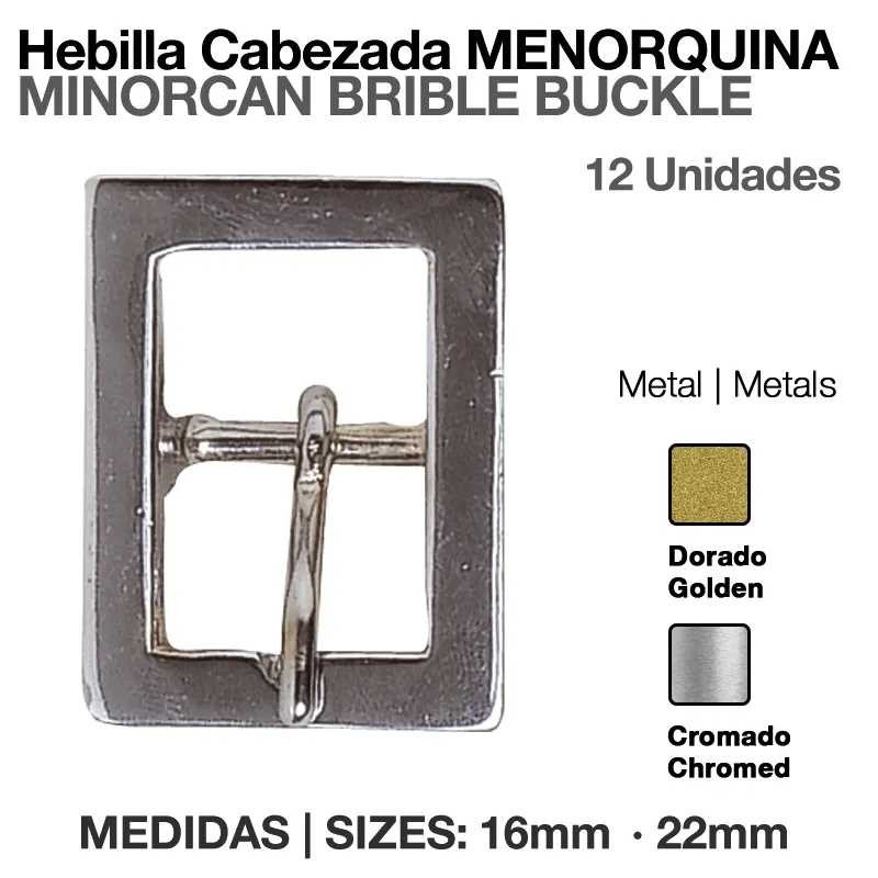 HEBILLA CABEZADA MENORQUINA 12uds