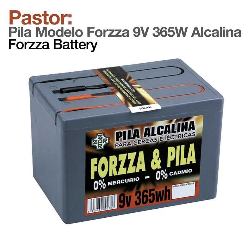 PASTOR: PILA MODELO FORZZA 9V 365W ALCALINA