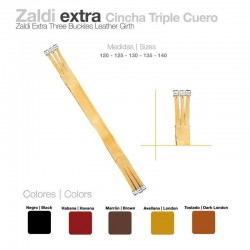 CINCHA TRIPLE CUERO ZALDI EXTRA