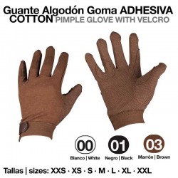 GUANTE ALGODÓN VELCRO GOMA ADHESIVA