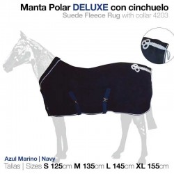 MANTA POLAR DELUXE CON CINCHUELO