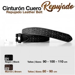 CINTURÓN CUERO REPUJADO 45/35