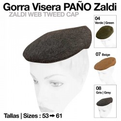 GORRA VISERA PAÑO ZALDI