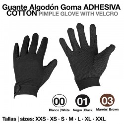 GUANTE ALGODÓN VELCRO GOMA ADHESIVA