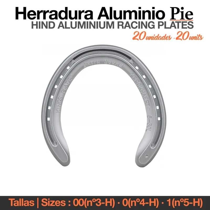 HERRADURA ALUMINIO PIE 20uds