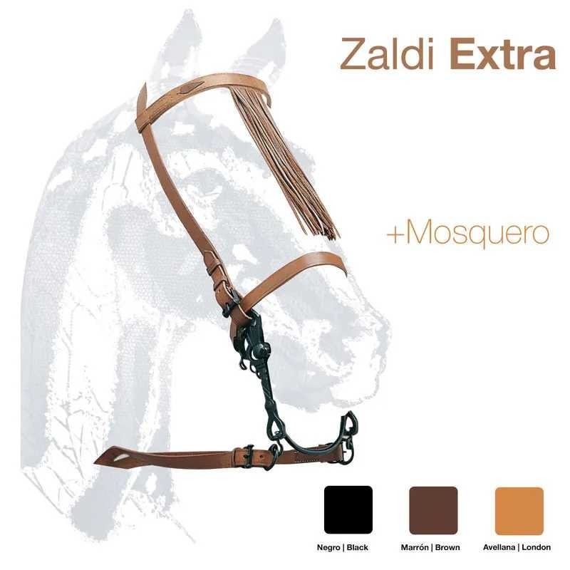 CABEZADA VAQUERA ZALDI EXTRA CON MOSQUERO