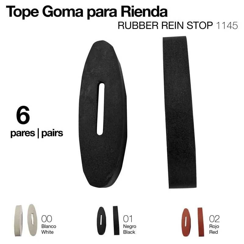 TOPE GOMA PARA RIENDA 1145 6 pares