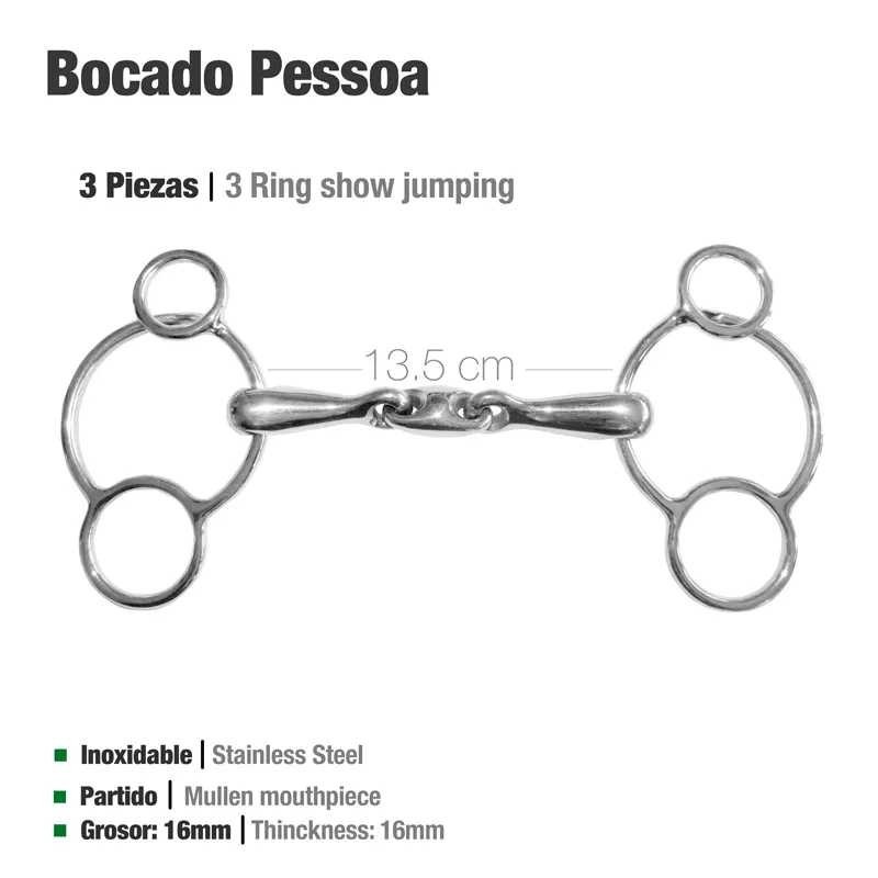 BOCADO PESSOA 3-PIEZAS BBI INOX