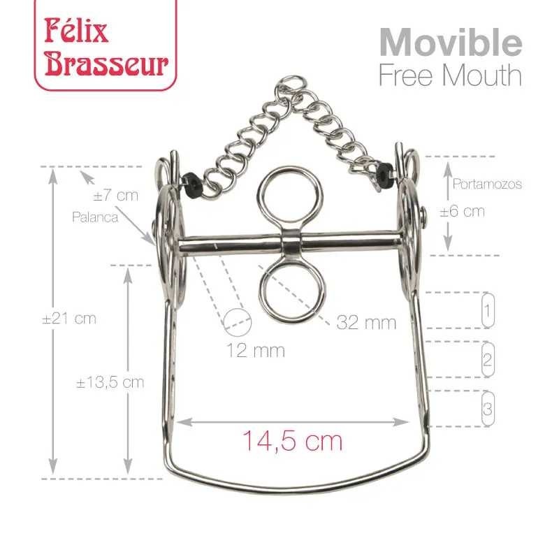 BOCADO FELIX BRASSEUR MOVIBLE 004H12 14.5cm