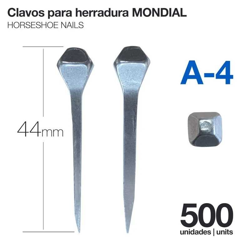 CLAVOS PARA HERRADURA MONDIAL A-4 500uds