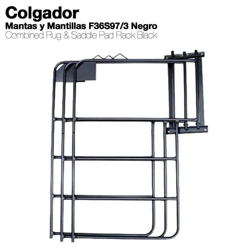 COLGADOR PARA MANTAS & MANTILLAS F36S97/3 NEGRO