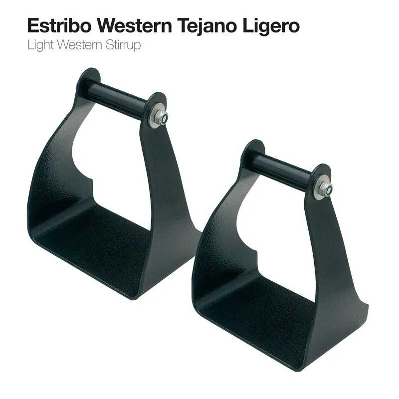 ESTRIBO WESTERN TEJANO NEGRO TH-5443