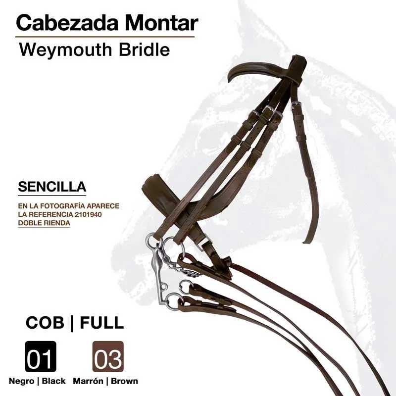 CABEZADA MONTAR SENCILLA S-2873S 