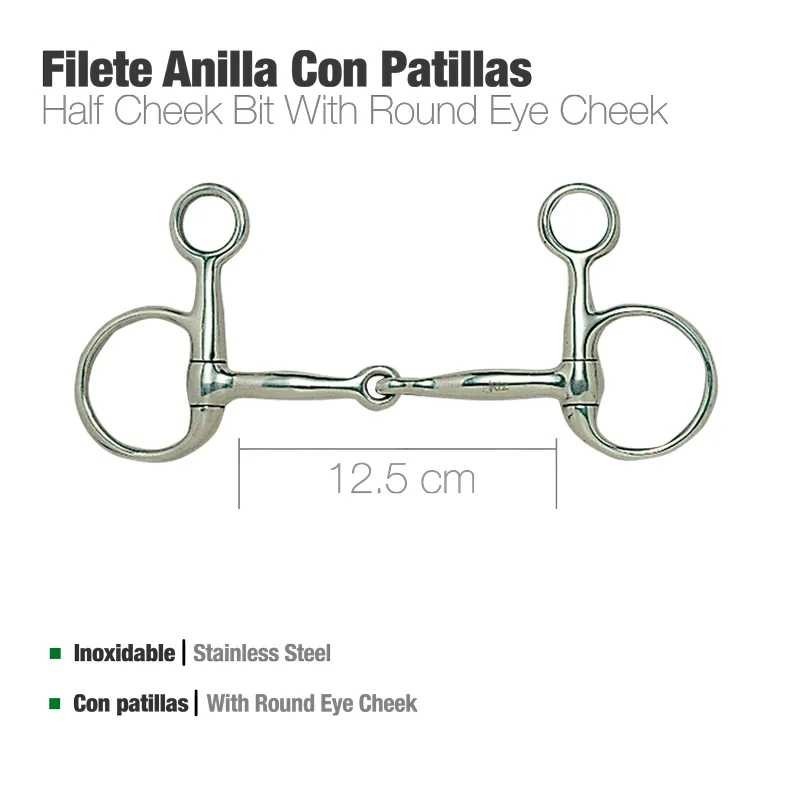 FILETE ANILLA CON PATILLAS INOX 21442