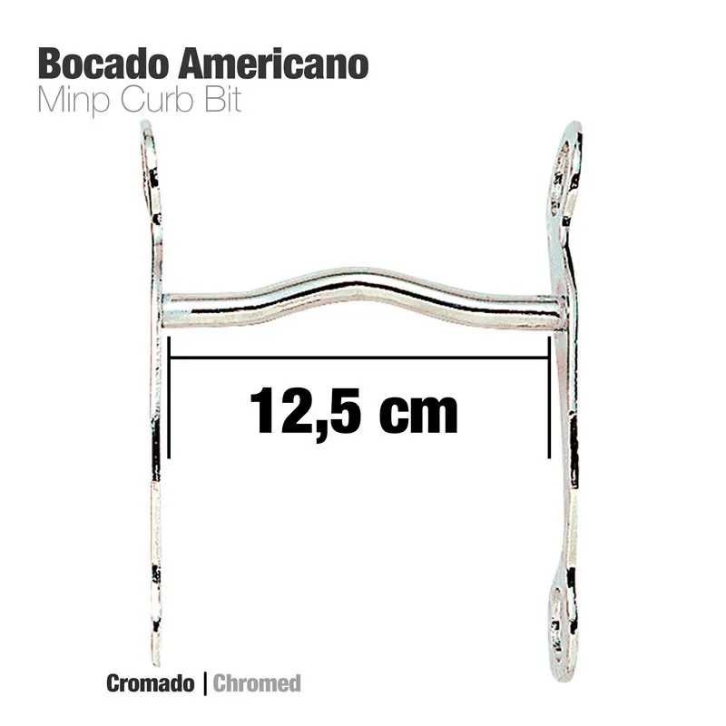 BOCADO AMERICANO CROMADO 25208