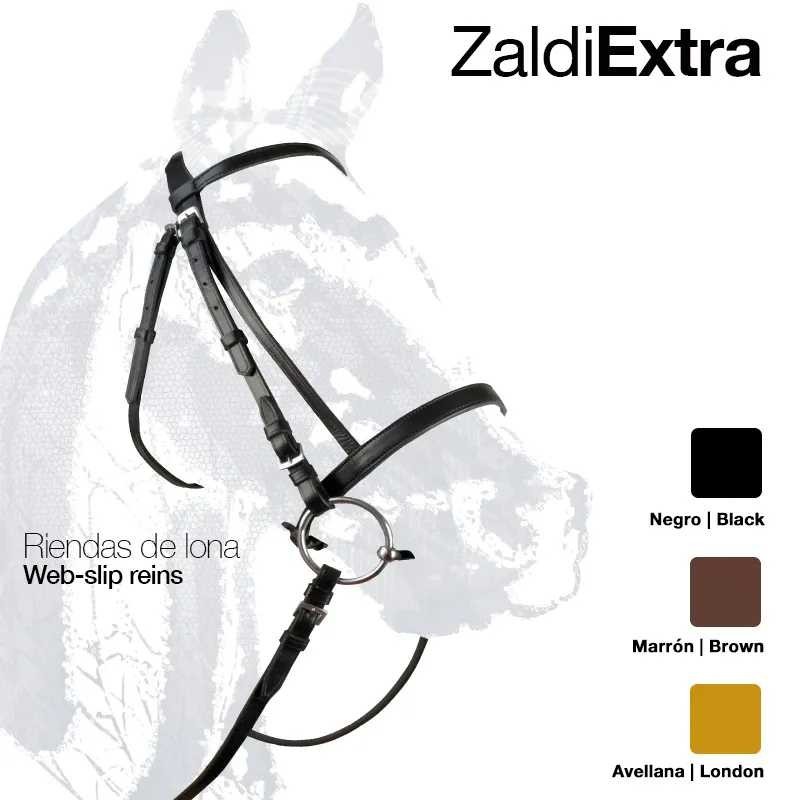 CABEZADA ZALDI EXTRA 01 RIENDAS LONA