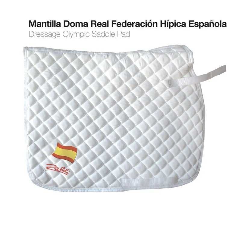 MANTILLA DOMA REAL FEDERACIÓN HÍPICA ESPAÑOLA BLANCO