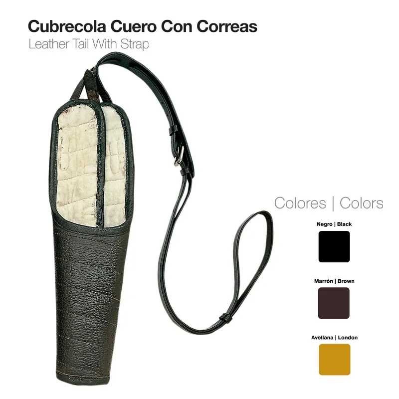 CUBRECOLA CUERO CON CORREAS