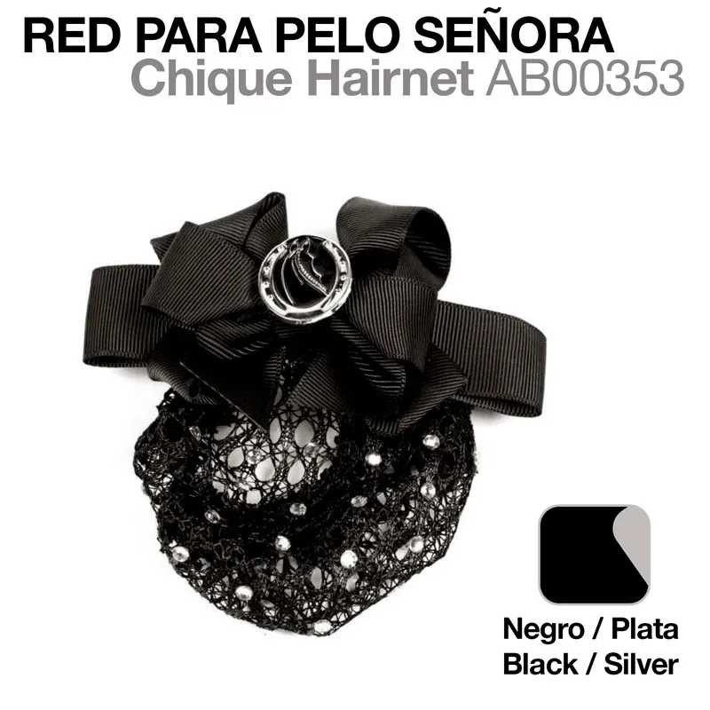 RED PARA PELO SEÑORA AB00353 NEGRO/PLATA