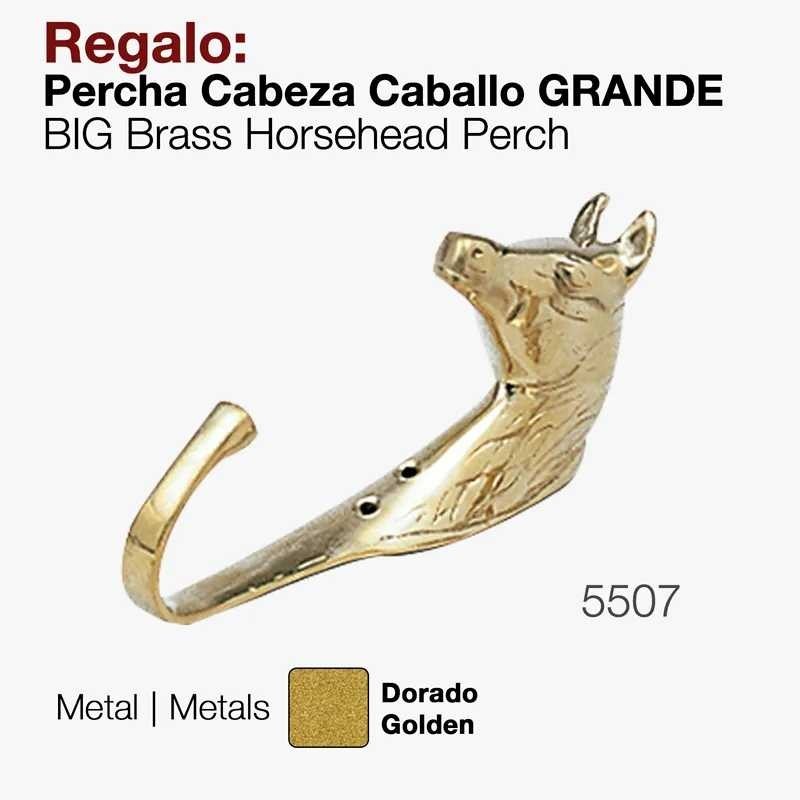 REGALO PERCHA CABEZA CABALLO GRANDE 5507