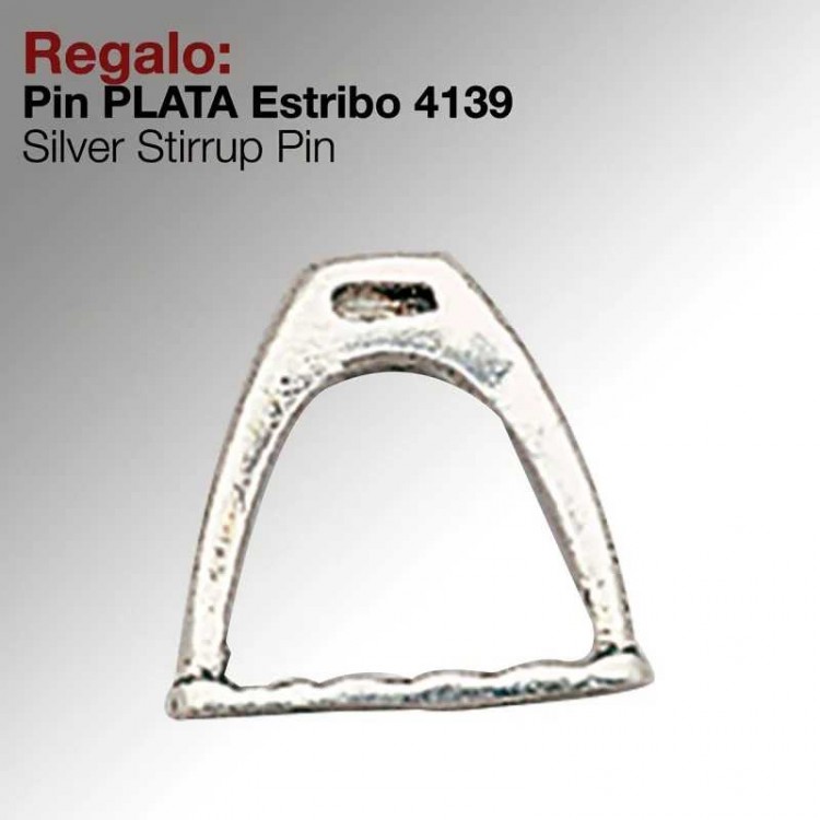 REGALO PIN -PLATA- ESTRIBO 4139