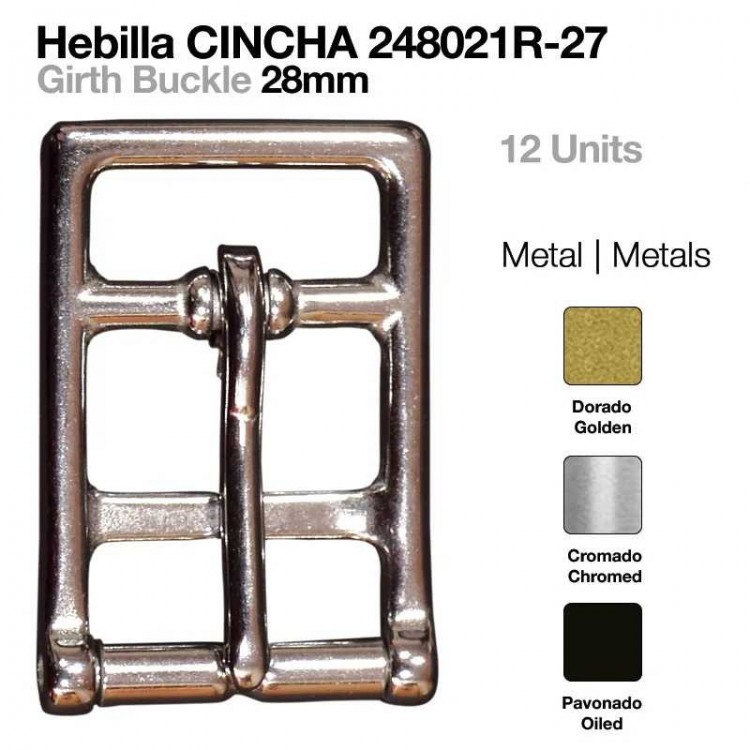 HEBILLA CINCHA INOX 12uds 2418021R-27