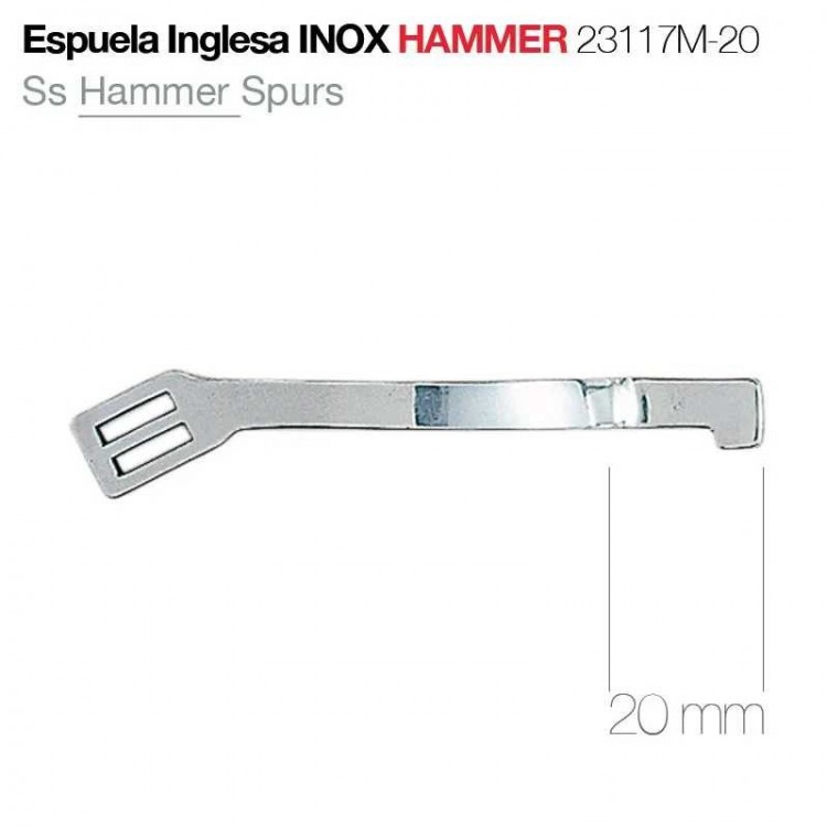 ESPUELA INGLESA INOX HAMMER 23117M-20