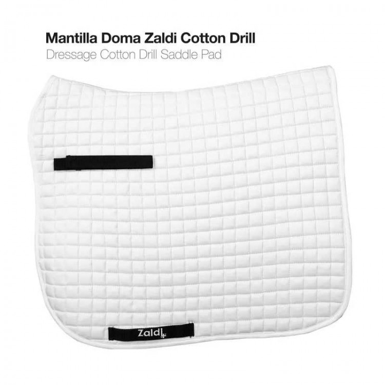 MANTILLA DOMA ZALDI COTTON DRILL BLANCO