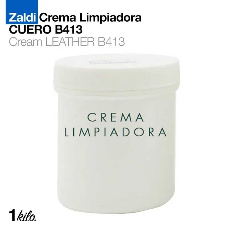 ZALDI CREMA LIMPIADORA CUERO B413 1kg