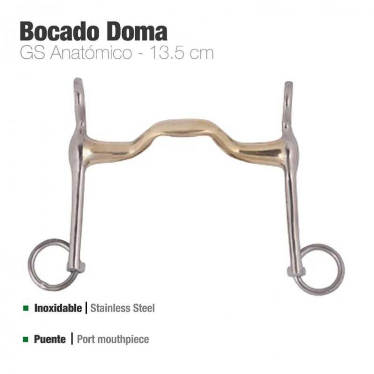 BOCADO DOMA GS ANATÓMICO INOX