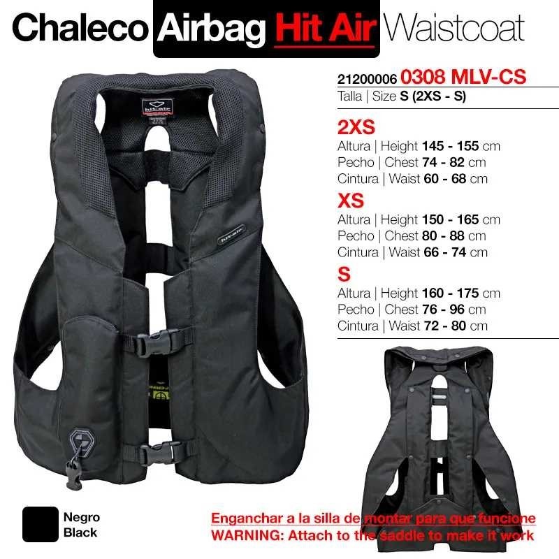 CHALECO AIRBAG. HIT AIR MLV-CS TALLA: S (2XS-S)