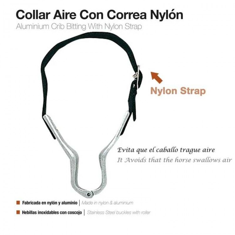 COLLAR AIRE CON CORREA DE NYLON 21282N