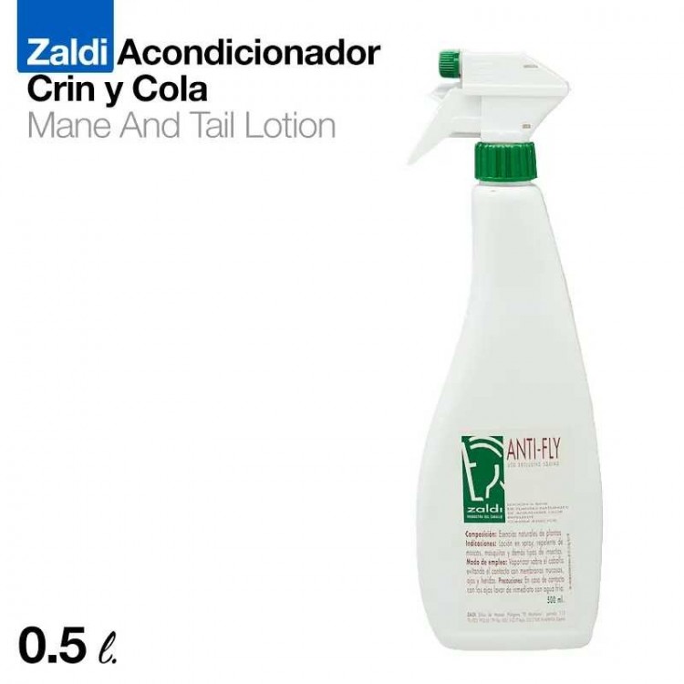 ZALDI ACONDICIONADOR CRIN Y COLA 0.5 litros