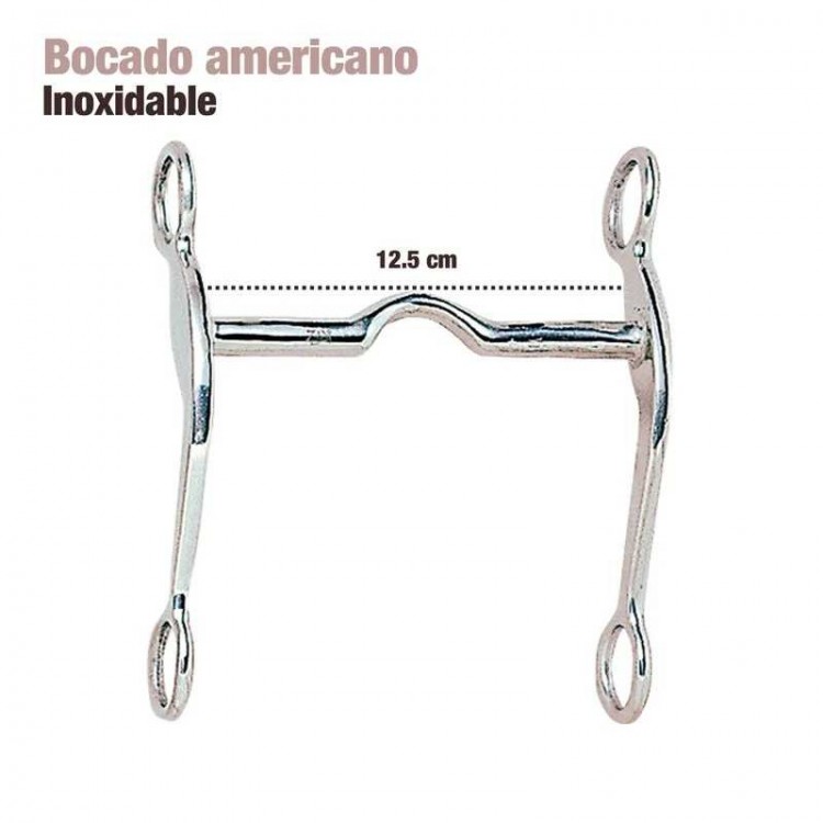 BOCADO AMERICANO INOX 255291 12.5cm