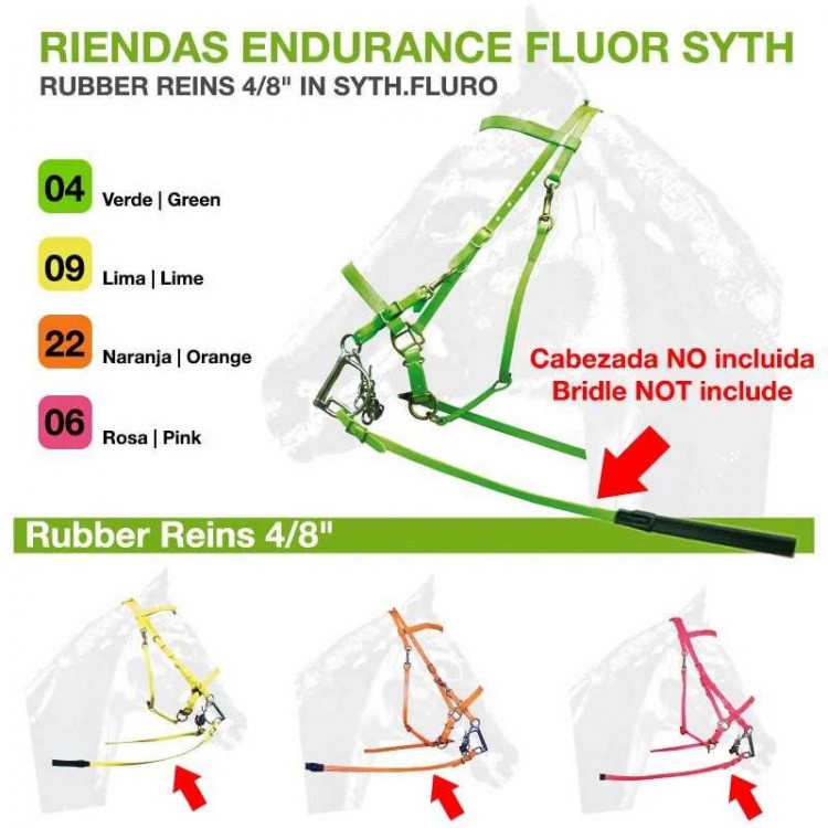 RIENDAS ENDURANCE FLUOR SYTH 