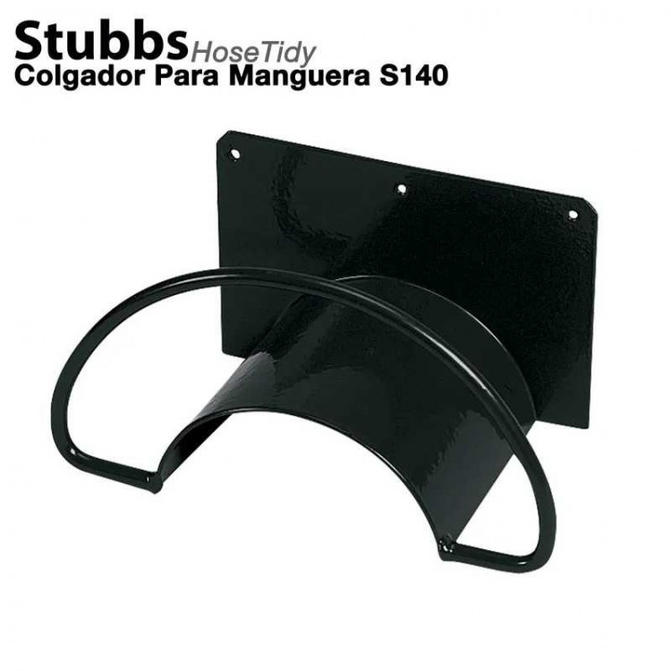 COLGADOR PARA MANGUERA STUBBS S140 NEGRO