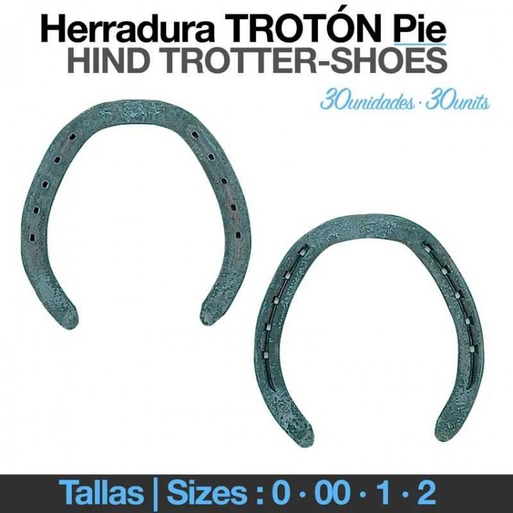 HERRADURA TROTÓN PIE (30 UDS)