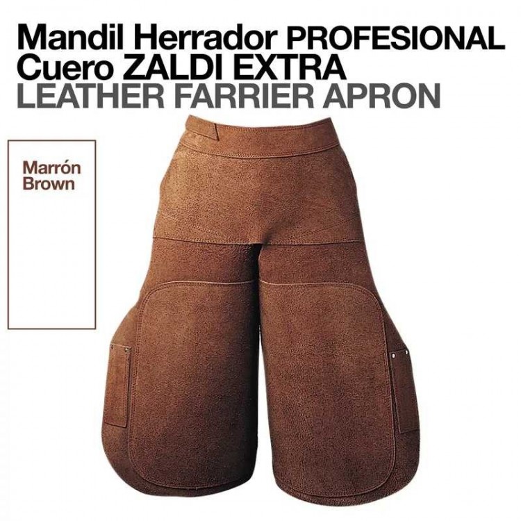 MANDIL HERRADOR PROFESIONAL CUERO ZALDI EXTRA