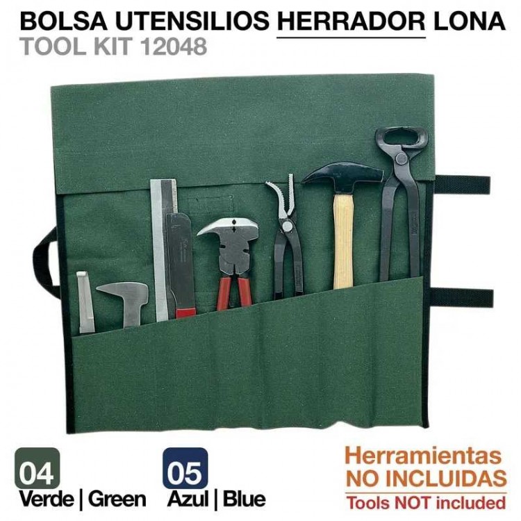 BOLSA UTENSILIOS HERRADOR LONA 