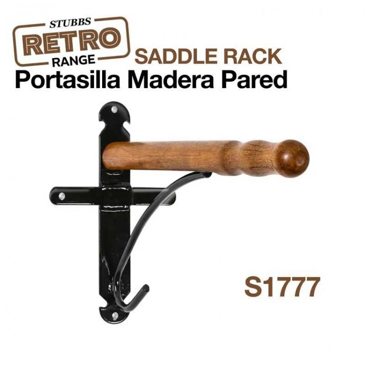 PORTASILLA MADERA PARED STUBBS RETRO RANGE S1777