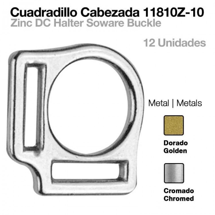 CUADRADILLO CABEZADA 12uds