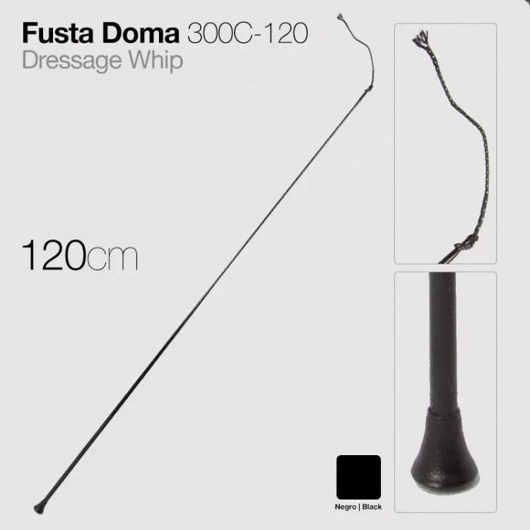 FUSTA DOMA 300C-120 NEGRO 120cm