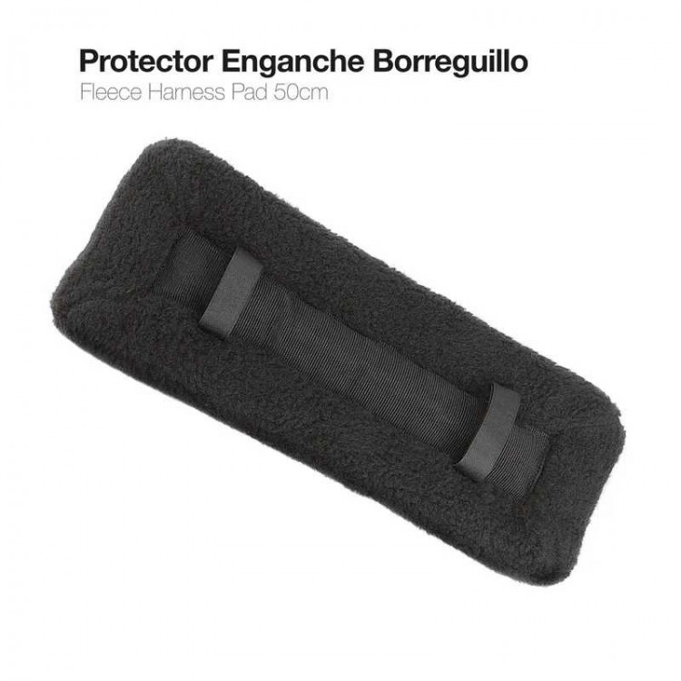 PROTECTOR ENGANCHE BORREGUILLO 50cm NEGRO