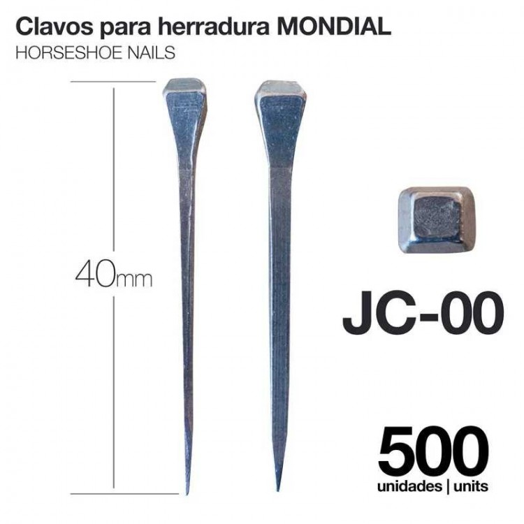 CLAVOS PARA HERRADURA MONDIAL JC-00 500uds