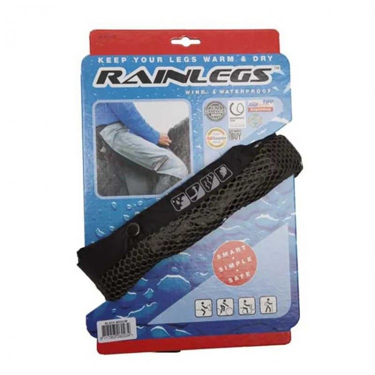 CHAPARRERA CORTA IMPERMEABLE RAINLEGS NEGRO