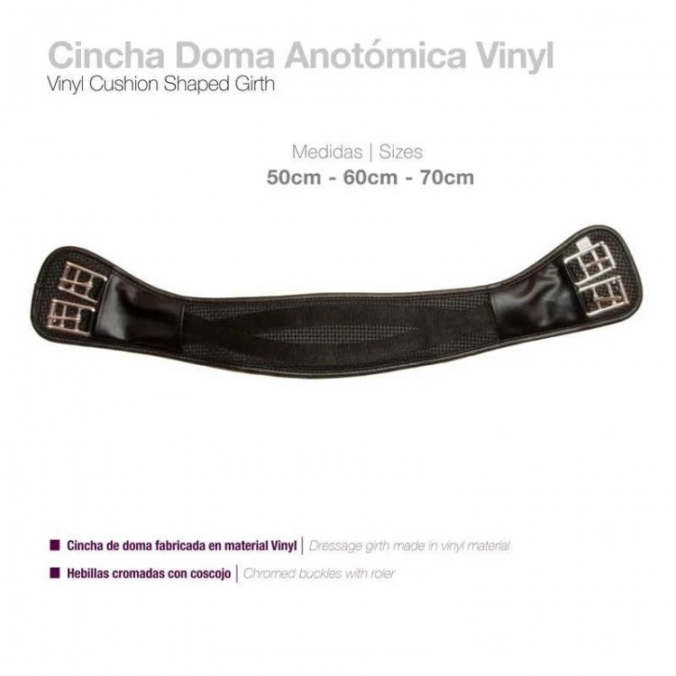 CINCHA DOMA ANATÓMICA VINYL TC-8006