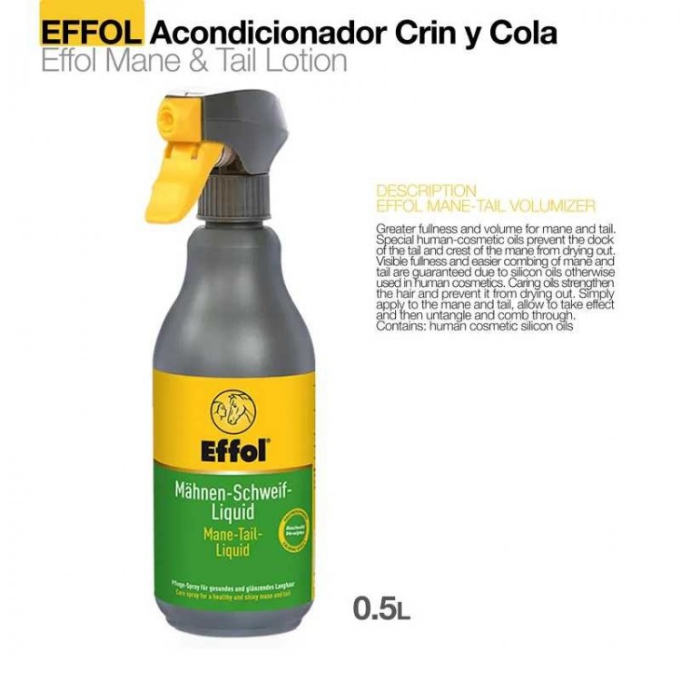 EFFOL ACONDICIONADOR CRIN Y COLA MAIL & TAIL 500ml