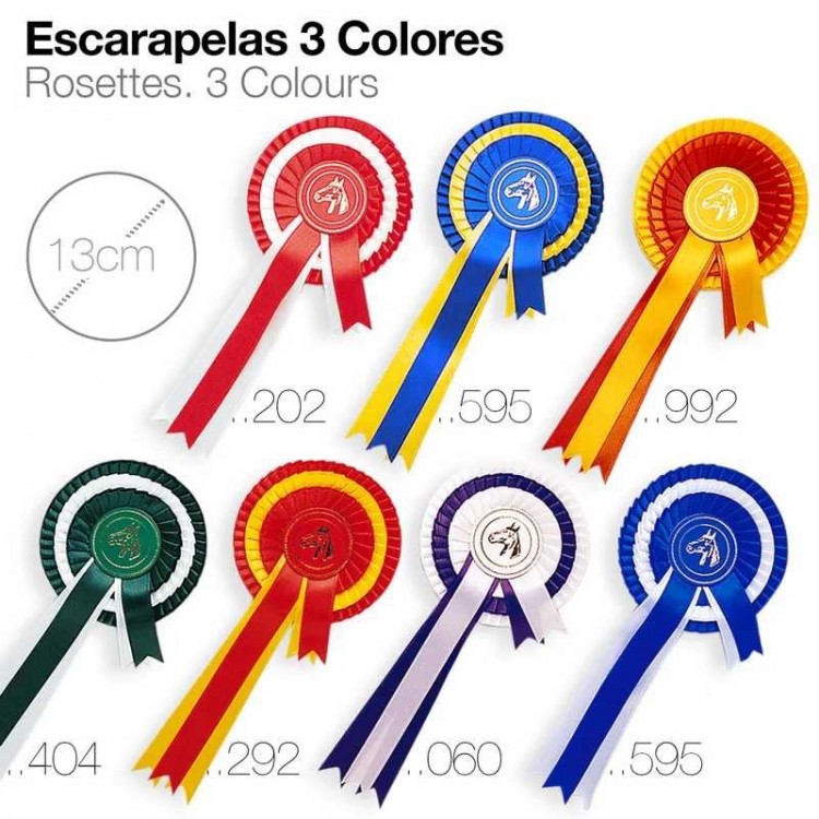 ESCARAPELAS 3 COLORES 